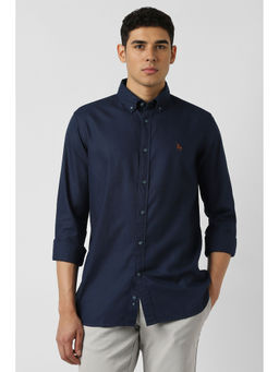 Van Heusen - Navy Blue Solid Shirt