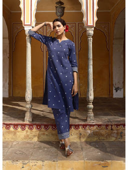 Autumnlane - Tushki Blue Co-Ord (Set of 2)