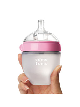 Comotomo - Silicone Feeding Bottle 150ml, Pink