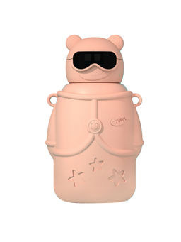 Little Surprise Box - Diy Sticker Peach Specsy Ted Kids Water Botter 500ml