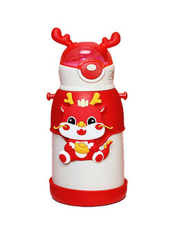 Little Surprise Box - Red Lucky Dragon Theme Kids Water Bottle 500ml