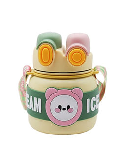 Little Surprise Box - Yellow 2 Way Lid Style Icecream Theme Kids Water Bottle 850ml