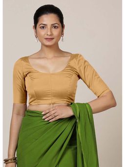 Binks - Anisha X Rozaana Elbow Sleeves Gold Stitched Blouse
