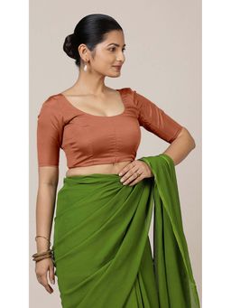 Binks - Anisha X Rozaana Elbow Sleeves Copper Stitched Blouse