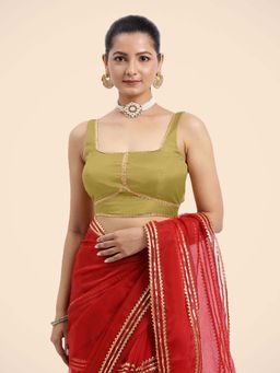 Binks - Arya X Tyohaar Yellow Sleeveless FlexiFit Stitched Blouse