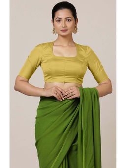 Binks - Aziza X Rozaana Elbow Sleeves Yellow Stitched Blouse