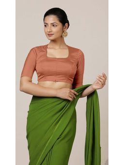 Binks - Aziza X Rozaana Elbow Sleeves Copper Stitched Blouse