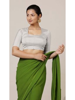 Binks - Aziza X Rozaana Elbow Sleeves Silver Stitched Blouse