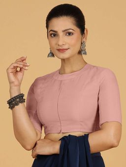 Binks - Farida X Rozaana Regular Sleeves Sea Pink Stitched Blouse