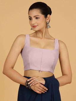 Binks - Kasturi X Rozaana Sleeveless Lavender Stitched Blouse