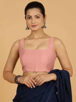 Binks - Kasturi X Rozaana Sleeveless Sea Pink Stitched Blouse