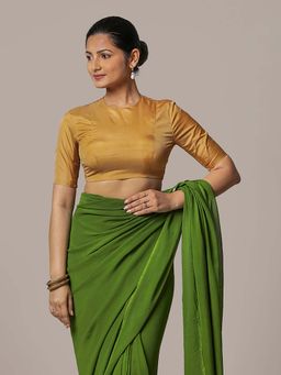 Binks - Myra X Rozaana Gold Backless FlexiFit Stitched Blouse