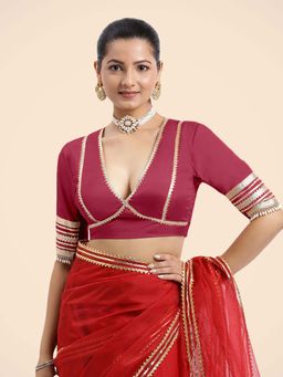 Binks - Nafeeza X Tyohaar Pink Embellished Stitched Blouse