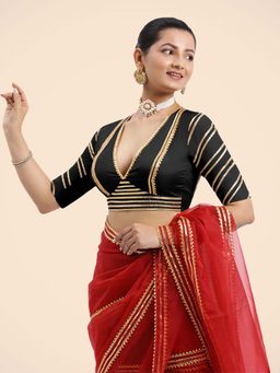 Binks - Navya X Tyohaar Black Stitched Blouse