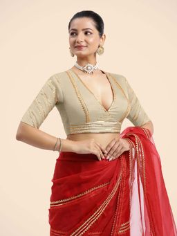 Binks - Navya X Tyohaar Cream Stitched Blouse