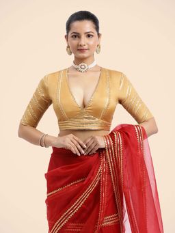 Binks - Navya X Tyohaar Gold Stitched Blouse