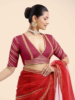 Binks - Navya X Tyohaar Pink Stitched Blouse