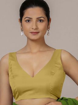 Binks - Raisa X Rozaana Yellow Sleeveless FlexiFit Stitched Blouse