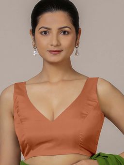 Binks - Raisa X Rozaana Copper Sleeveless FlexiFit Stitched Blouse