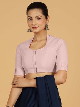 Binks - Salma X Rozaana Elbow Sleeves Lavender Stitched Blouse