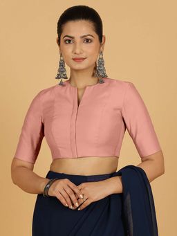Binks - Simar X Rozaana Sea Pink Stitched Blouse