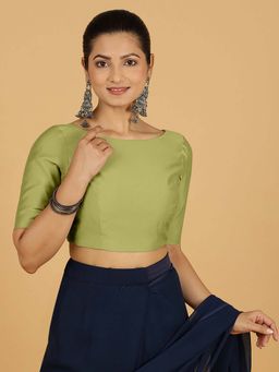 Binks - Trisha X Rozaana Pista Green Stitched Blouse