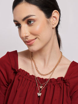 Sohi - Gold Plated Layered Necklace