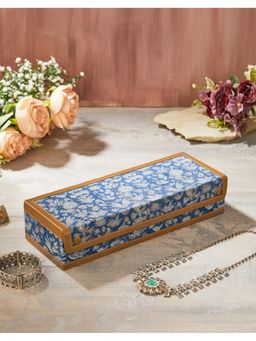 Fabindia - Blue Neela Fabric Jewellery Box