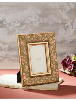 Fabindia - Green Darohar Painted Wooden Photo Frame