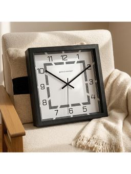Spaces Unhooked - White Square Wall Clock