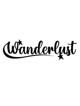 eCraftIndia - "Wanderlust" Black Wood Wall Art Cut out, Ready to Hang Home Decor