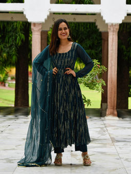 Urbanstree - Rashmi Kurta Green (Set of 3)