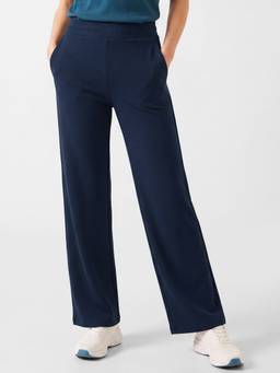 max - Women Solid Sports Blue Trackpant