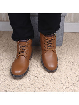 Red Chief - Tan Leather Casual Boots for Men