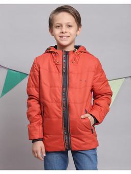 Monte Carlo - Boys Rust Hooded Neck Jacket