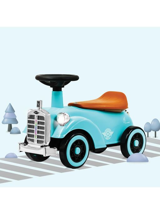 R for Rabbit Speedster Royal Rideon Car Blue Brown PRSSRBB02