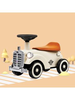 R for Rabbit - Speedster Royal Rideon Car Cream Brown PRSSRCB02
