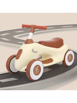 R for Rabbit - Speedster Zoomy Rideon Car Cream Brown PRSSZCB01