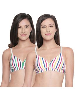 Bodycare - Perfect Coverage Bra-Pack Of 2 - Multi-Color