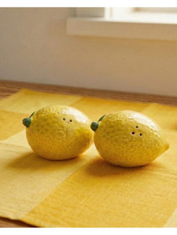 Chumbak - Citrus Zest Yellow Limonata Salt & Pepper Set