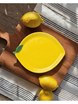 Chumbak - Citrus Zest Yellow Limonata Platter