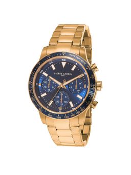 Pierre Cardin - Velocity Round Dial Navy Blue Watch (CF.1027.MG) (M)