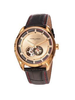 Pierre Cardin - Elan Round Dial Gold Watch (CF.1029.LB) (M)