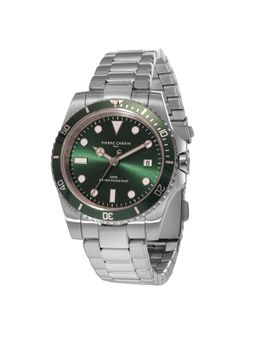 Pierre Cardin - Aquatica Round Green Dial Watch (CF.1030.MS) (M)