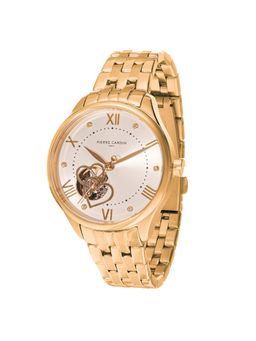 Pierre Cardin - Mecanique Off White Round Dial Watch (CF.1034.MG.1) (M)