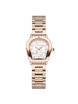 Giordano - Classic Watch for Women with Textured Mother Of Pearl White Dial (GZ-60129) (M)