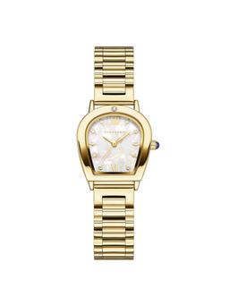 Giordano - Classic Watch for Women with Textured Mother Of Pearl White Dial (GZ-60129) (M)