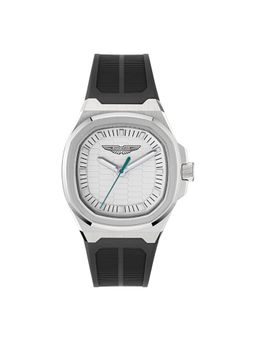 Aston Martin - Lagunda Square 40 mm Silver-Tone Dial Analog Men Watch (MTIG1F5023E) (M)