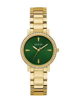 Guess - Spiral 34 mm Green Dial Women Analog Watch - U1405L4M (M)
