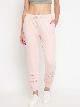 CAMLA - Pink Printed Skinny Fit Joggers Pink